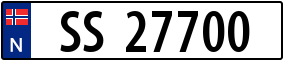 Truck License Plate